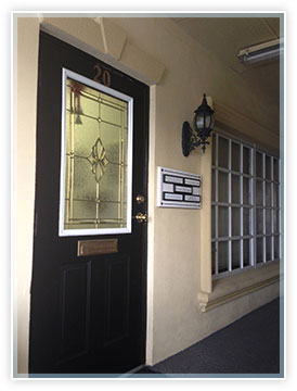 Office front door